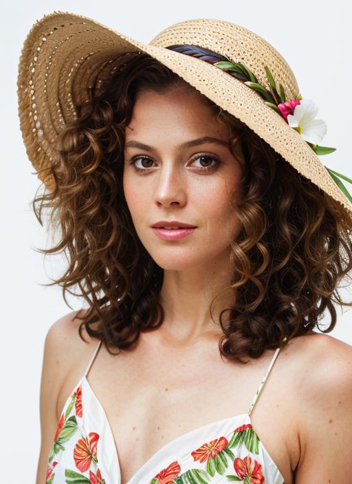 54126-2077180654-_lora_SigourneyWeaver_.8_ sw1 , headshot, woman, solo, curly hair,  Tropical Print Sundress, Straw Hat,  Flower Lei white backgr.png